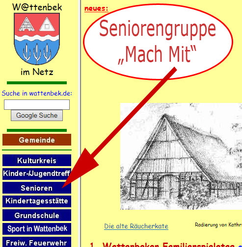 Homepage von Wattenbek